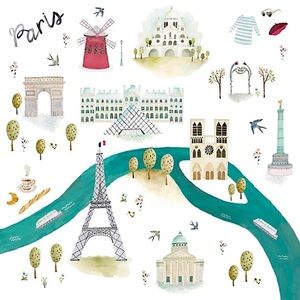 Loulou Lollipop Paris Muslin Swaddle Blanket